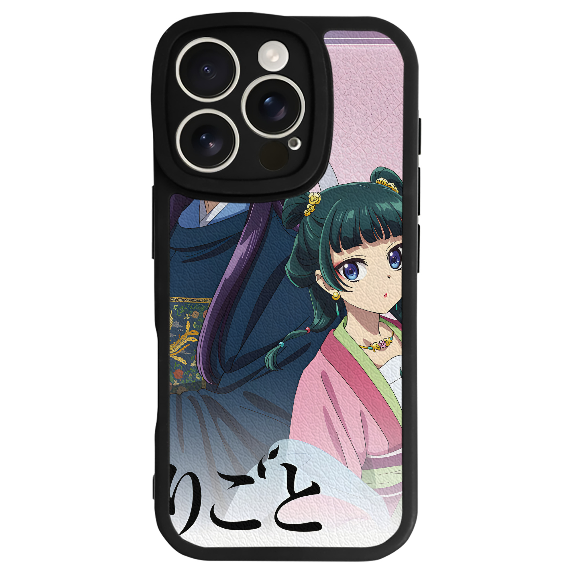 （画像用） 薬屋のひとりごと The Apothecary Diaries 【iPhone 16シリーズ対応】シリコンスマホケース（レザー調） 材質：シリコン
